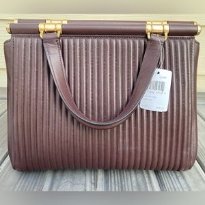 Quilted Leather Coach Bag